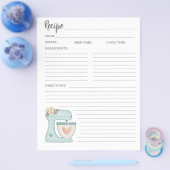 Einfache Mischung Blumenkuchen Backwaren Rezept Fl Flyer (Einzeln)