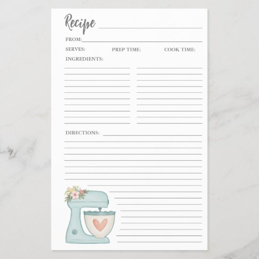 Einfache Mischung Blumenkuchen Backwaren Rezept Fl Flyer (Vorne)