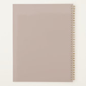 Einfache Miss an Frau Modern Wedding Planner Noteb Planer (Rückseite)
