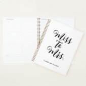 Einfache Miss an Frau Modern Wedding Planner Noteb Planer (Anzeige)
