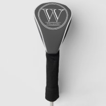 Einfache Mit Monogramm Initial- und Name