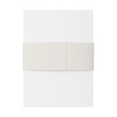 Einfache Mit Monogramm Rustikal-Boho-Hochzeitspass Einladungsbanderole (Rückseitenbeispiel)