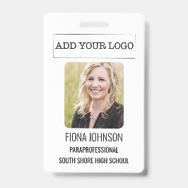 Einfache Mitarbeiter-Foto-ID Ausweis