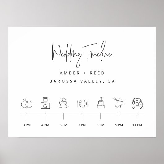 Einfache Mod-Hochzeitserie Poster (Vorne)