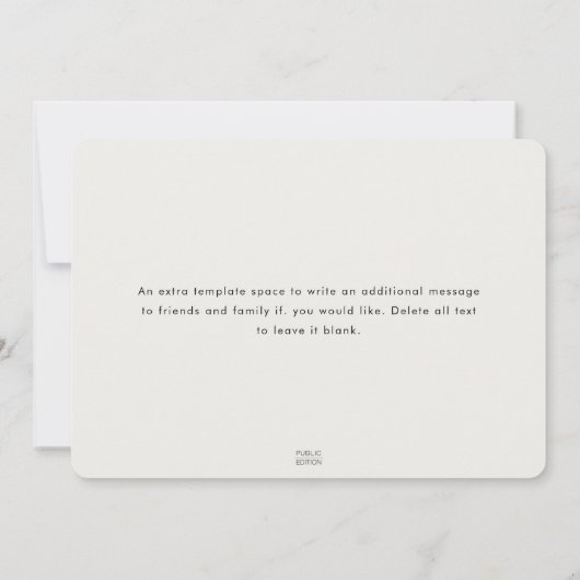 Einfache Modern Funny Terracotta Rost Moving Ankündigung (Rückseite)