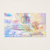 Einfache Modern IHR LOGO HIER Kundenrabatt (Rückseite)