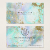 Einfache Modern IHR LOGO HIER Kundenrabatt (Vorne & Hinten)