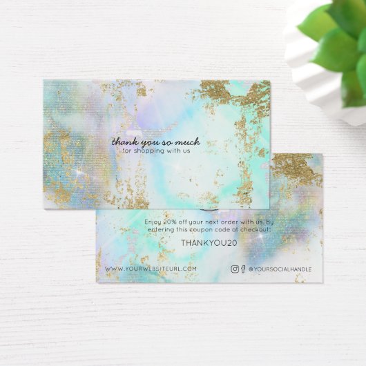 Einfache Modern IHR LOGO HIER Kundenrabatt (Schreibtisch)