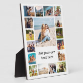 Einfache moderne 17-FotoCollage Fotoplatte (Seite)