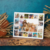 Einfache moderne 17-FotoCollage Fotoplatte (Seite)