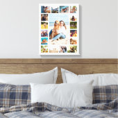 Einfache moderne 17-FotoCollage Leinwanddruck (Insitu (Schlafzimmer))
