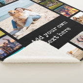 Einfache moderne 17-FotoCollage Sherpadecke (3/4)