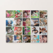 Einfache moderne 20 Instagram Foto Collage Puzzle (Horizontal)