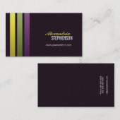 Einfache moderne 3 vertikale visitenkarte (Vorne/Hinten)