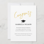 Einfache Moderne 4 Fotomaterial Weißer Abschluss Ankündigung (Rückseite)