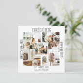 Einfache Moderne 5 Foto und Weihnachten (Stehend Vorderseite)