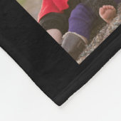 Einfache moderne 8-Foto Collage benutzerdefinierte Fleecedecke (Ecke)