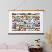 Einfache moderne 96 FotoCollage Wandteppich Mit Holzrahmen (Schlafzimmer)
