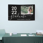 Einfache Moderne Abschluss mit 2 Fotos Banner (Messeveranstaltung)