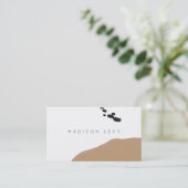 Einfache moderne Abstrakte Kunsthandwerkskarten Terminkarte (Stehend Vorderseite)