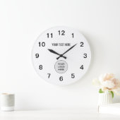 Einfache moderne Add-On-Wall-Uhr Große Wanduhr (Zuhause)