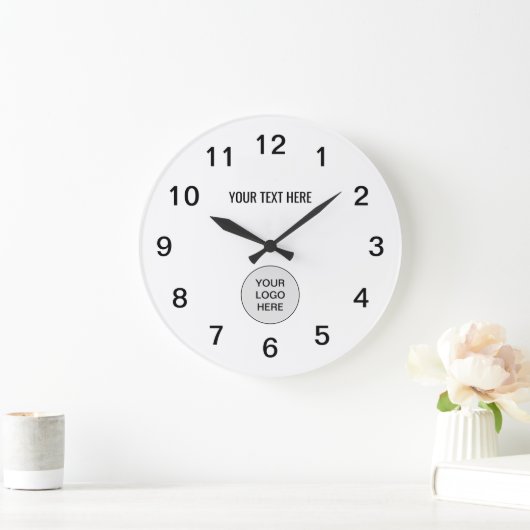 Einfache moderne Add-On-Wall-Uhr Große Wanduhr (Zuhause)