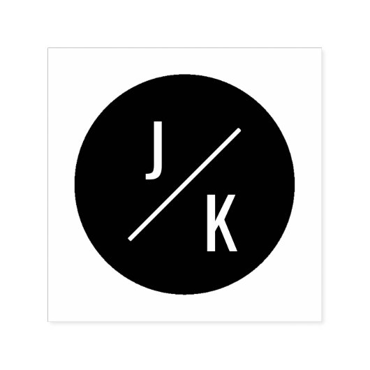 Einfache, moderne, anfänglich selbstfarbige Briefm Permastempel (Design)