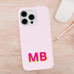Einfache moderne Anfangsmonogramm Case-Mate iPhone Hülle<br><div class="desc">Einfache moderne erste Monogram Phone Case. Erstellen Sie Ihren eigenen personalisierten iPhone Case mit individuellem Anfangsnamen.</div>