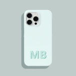Einfache moderne Anfangsmonogramm Case-Mate iPhone Hülle<br><div class="desc">Einfache moderne erste Monogram Phone Case. Erstellen Sie Ihren eigenen personalisierten iPhone Case mit individuellem Anfangsnamen.</div>