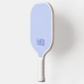 Einfache moderne Anfangsmonogramm Pickleball Schläger (Links)