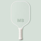 Einfache moderne Anfangsmonogramm Pickleball Schläger