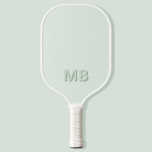 Einfache moderne Anfangsmonogramm Pickleball Schläger