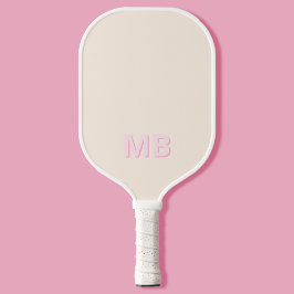Einfache moderne Anfangsmonogramm Pickleball Schläger