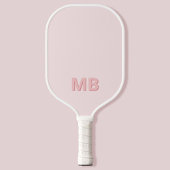 Einfache moderne Anfangsmonogramm Pickleball Schläger