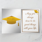 Einfache, moderne Anpassung von Gold Silver Karte (Innenseite)