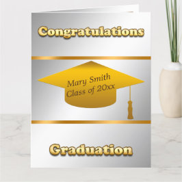 Einfache, moderne Anpassung von Gold Silver Karte