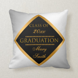 Einfache, moderne Anpassung von Gold Silver Kissen