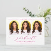 EINFACHE MODERNE ARCH-SCRIPT-ABSCHLUSS-EINLADUNG EINLADUNG (Stehend Vorderseite)