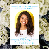 EINFACHE MODERNE ARCH-SCRIPT-ABSCHLUSS-EINLADUNG EINLADUNG