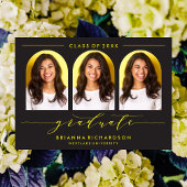 EINFACHE MODERNE ARCH-SCRIPT-ABSCHLUSS-EINLADUNG EINLADUNG