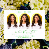 EINFACHE MODERNE ARCH-SCRIPT-ABSCHLUSS-EINLADUNG EINLADUNG