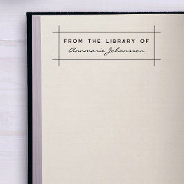 Einfache Moderne aus dem Individuelle Name Library Gummistempel
