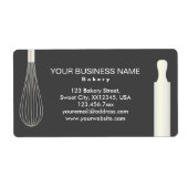 Einfache, moderne Bäckerei Backmarken (Vorne)