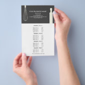 Einfache moderne Backwaren Business Koch Bäckerei Flyer (Handgriff)