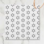 Einfache moderne Bar | Bat Mitzvah Geschenkanhänger (Rückseite)