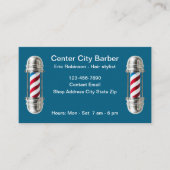 Einfache moderne Barber Shop Visitenkarten Visitenkarte (Vorderseite)