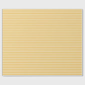 Einfache moderne Bauernhöfe Gelb Streifen Geschenkpapier (Flach)