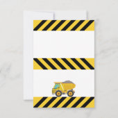 Einfache moderne Bauweise Einladung zum Geburtstag (Rückseite)