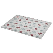 Einfache moderne, benutzerdefinierte Red Blue Star Schneidebrett (Ecke)