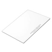 Einfache, moderne Berufliche Bezeichnung Notizblock (angewinkelt)